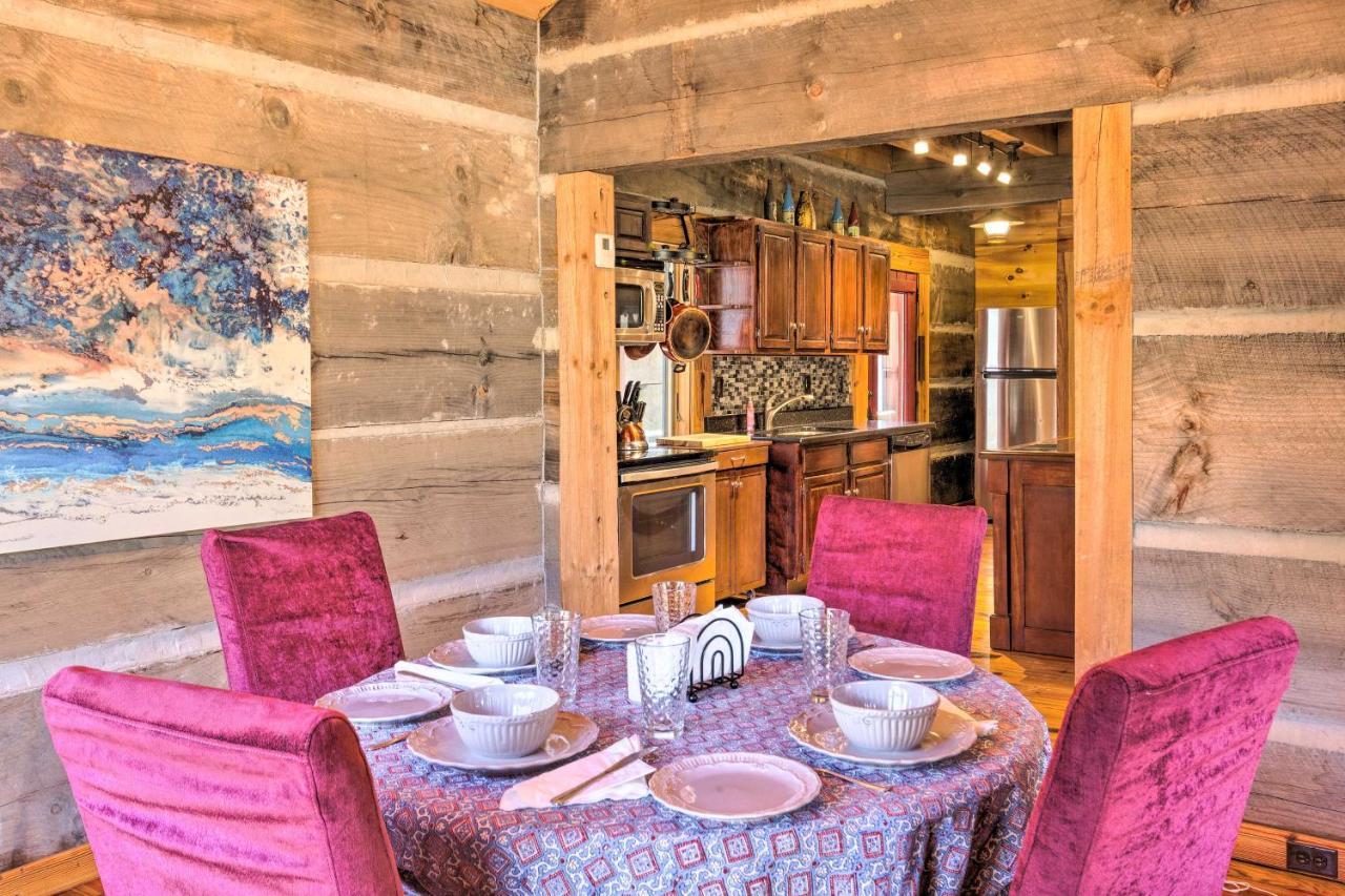 The Cabin At Marys Place With Deck And Mtn Views! Maggie Valley Exterior photo